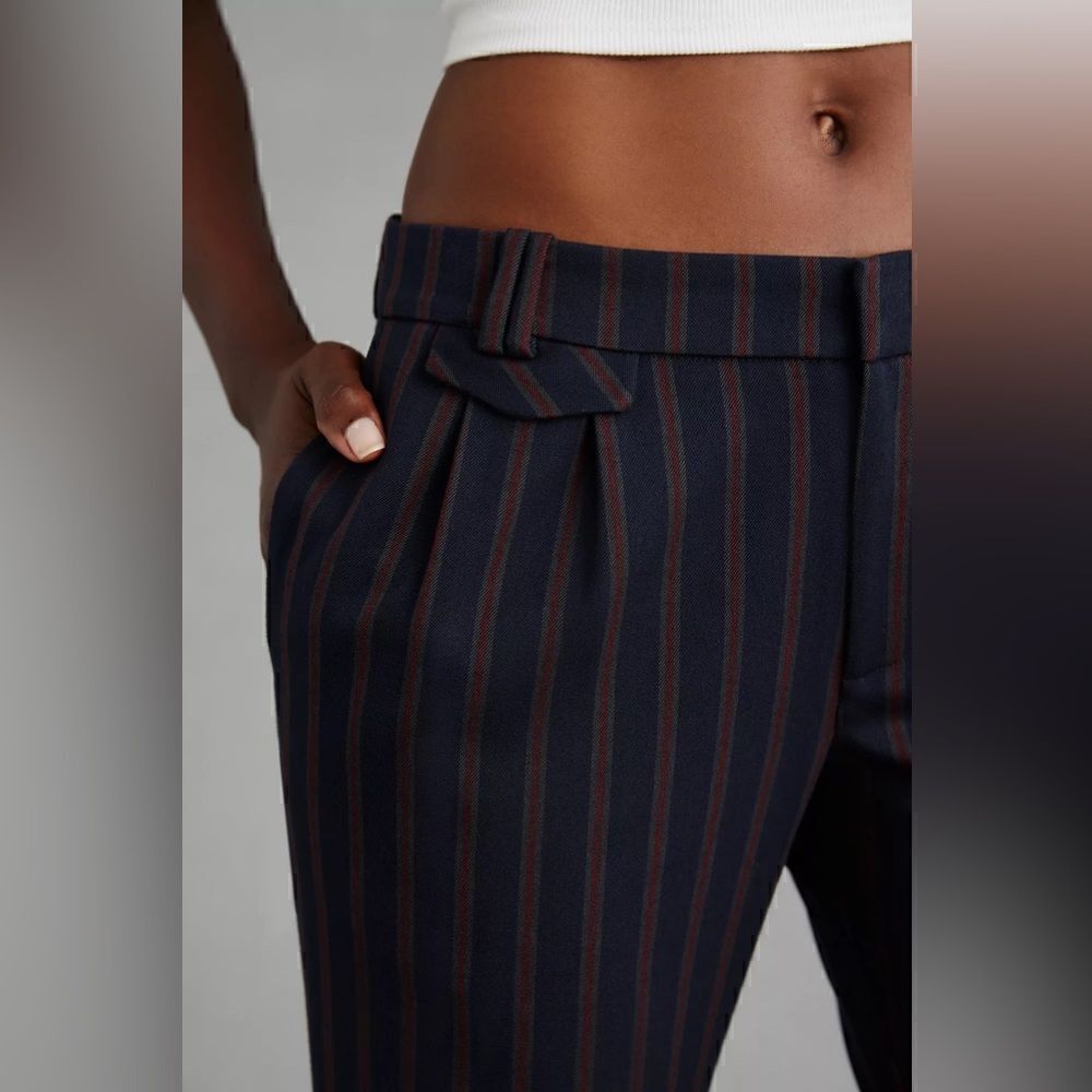 Anthropologie Low-Rise Flare Pants size 14 - Picture 5 of 5